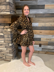 Isabella Leopard Dress