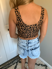 Hadley Leopard Swim Top