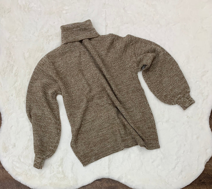 Kate Mocha Turtleneck Sweater