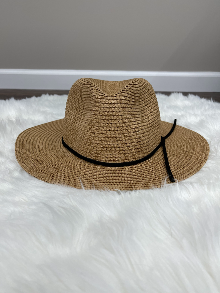 Khloe Khaki Panama Hat