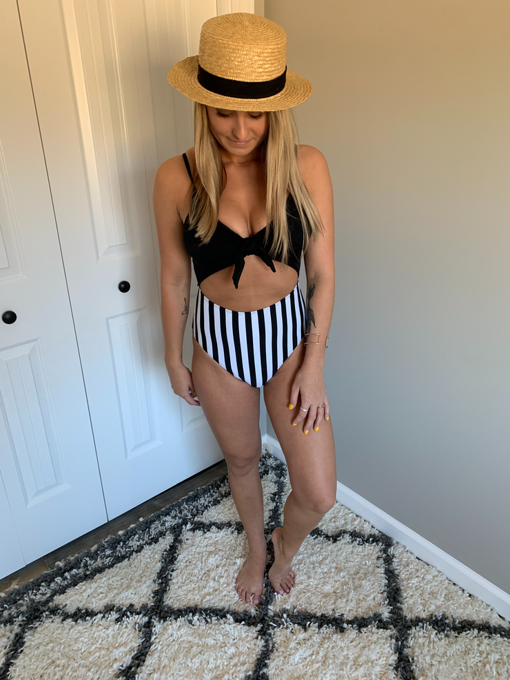 Taylor Stripe One Piece