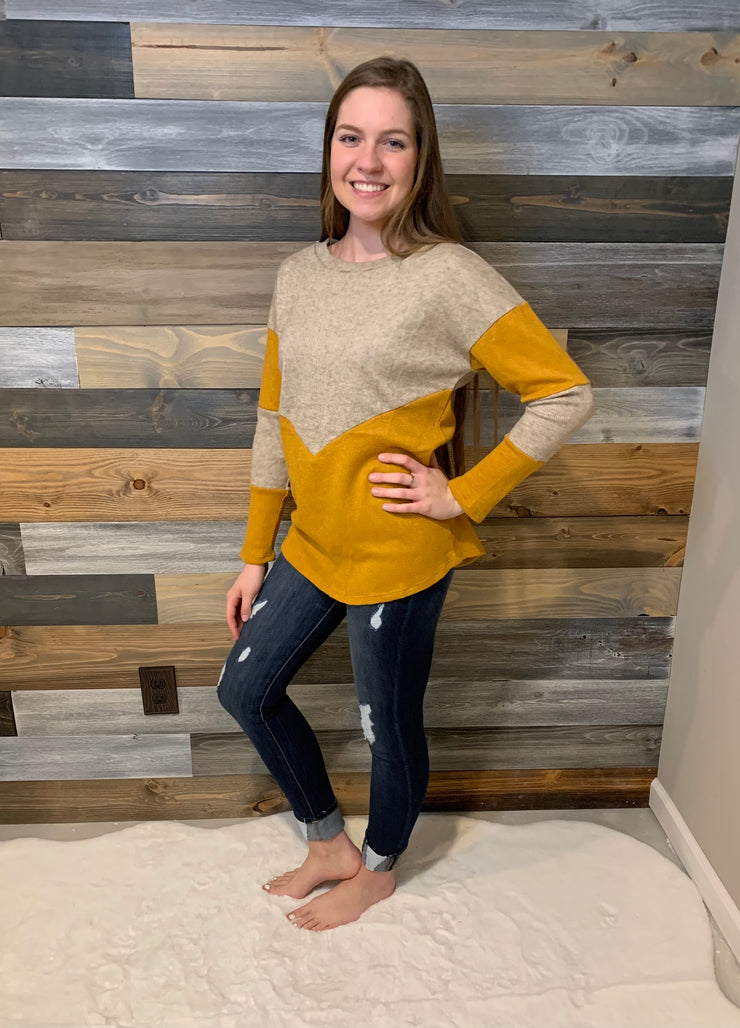 Leah Amber Long Sleeve