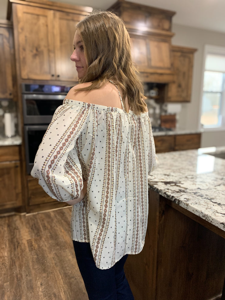 Nevaeh Aztec Top