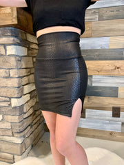 Iris Snake Skin Skirt