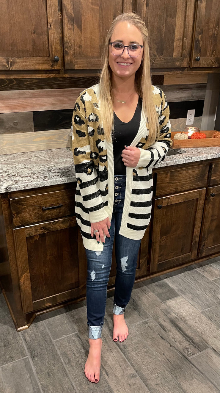 Teagan Leopard Cardigan