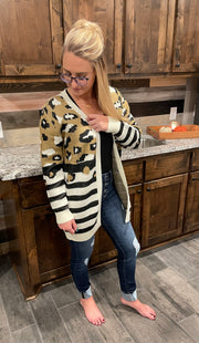 Teagan Leopard Cardigan