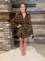 Isabella Leopard Dress